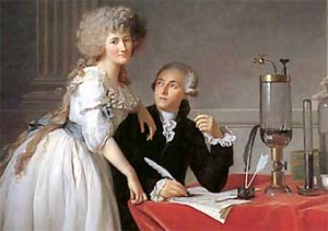 Antoine de Lavoisier y su mujer Marie-Anne Pierrete